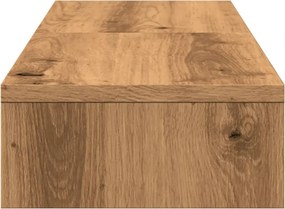 vidaXL Βάση Οθόνης Ρυθμιζ. Αρτισιανή Δρυς 80x24x10,5 εκ. Επεξεργ. Ξύλο
