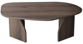 Τραπέζι Σαλονιού Rock 552NOS2569 105x65x35cm Walnut