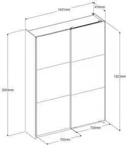 Ντουλάπα Railly συρόμενη