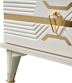Stewehome Σετ Κρεβατοκάμαρας λευκό 160x200 cm