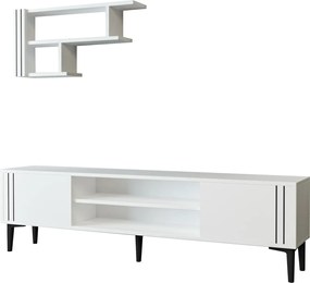 TV Unit Snow Set - White White