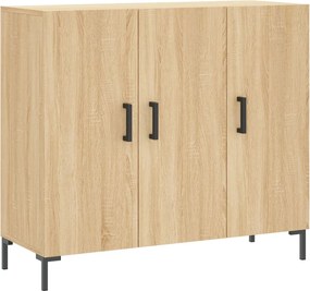 vidaXL Ντουλάπι Sonoma δρυς 90x34x80 εκ. Επεξεργασμένο Ξύλο