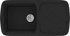 Sanitec Classic 306 (96×51) - Γρανιτένιος νεροχύτης - Granite BLACK