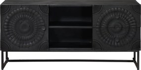 vidaXL Ντουλάπι TV Μαύρο 105 x 30 x 54 εκ