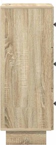 vidaXL Ντουλάπι με Συρτάρια Sonoma Δρυς 33 x 34,5 x 90 εκ