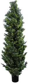 Τεχνητό Δέντρο Cypressus Leylandii 20156 Φ50x180cm Beige-Green GloboStar Polyethylene,Wood