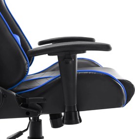 vidaXL Καρέκλα Gaming Μαύρο/Μπλε από Συνθετικό Δέρμα