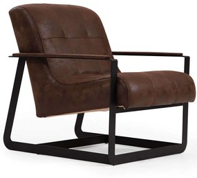 Πολυθρόνα Darius 560ARE1726 74x87x80cm Brown