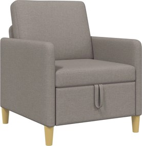 vidaXL Καναπές με Αποθήκευση Taupe 72 x 78 x 87 εκ. Πολυεστέρας