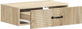 vidaXL Τραπεζάκι Τοίχου 59 x 34,5 x 17 εκ. Επεξεργασμένο Ξύλο