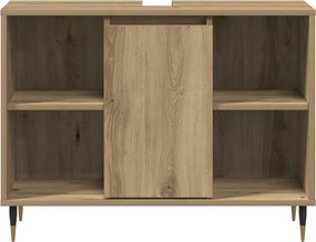 vidaXL Ντουλάπι Μπάνιου Artisan Oak 80 x 33 x 60 εκ Επεξεργασμένο ξύλο
