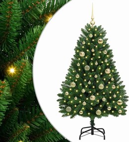 vidaXL Τεχνητό Χριστουγεννιάτικο Δέντρο 120 cm 150 LED Θερμό λευκό