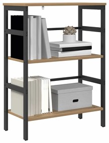 vidaXL Ράφι Βιβλίων Artisan Oak 60 x 29,5 x 81 εκ Επεξεργασμένο ξύλο