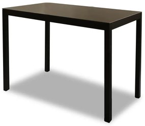 Artekko Γυάλινο τραπέζι με 
Μαύρο γυαλί 5mm από πάνω
 (140x80x74)cm