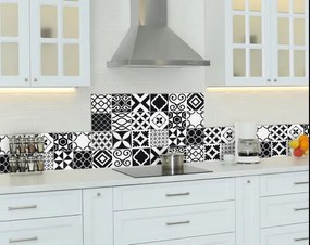 Πάνελ εστίας Ango B &amp; W Azulejos