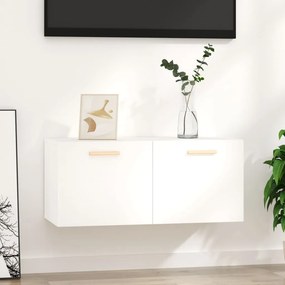 vidaXL Ντουλάπι Τοίχου Λευκό 80 x 35 x 36,5 εκ. Επεξεργασμένο Ξύλο