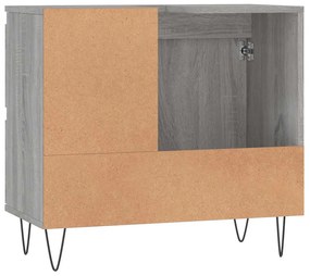 vidaXL Ντουλάπι Μπάνιου Γκρι Sonoma 65x33x60 εκ. Επεξεργασμένο Ξύλο