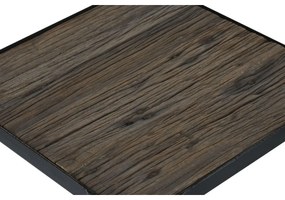 Σετ με 2 τραπέζια Home ESPRIT Μαύρο Φυσικό 38 x 38 x 75 cm