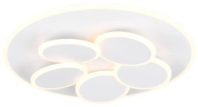 Φωτιστικό Οροφής Trio Lighting MANDALA 653210631 Λευκό Ματ (White Mat) 2700 - 6500K