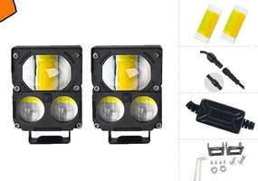 Προβολέας μοτοσυκλέτας LED 3104710/2 (ΔΩΡΟ Κουδούνι Ποδηλάτου)