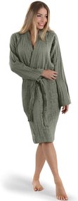 Μπουρνούζι Guy Laroche Supreme Khaki Χακί Medium