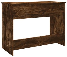 vidaXL Μπουντουάρ με Καθρέφτη Καπνιστή Δρυς 100x45x76 εκ.