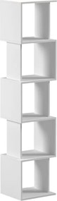 Βιβλιοθήκη Cubik pakoworld λευκό 35x30x161εκ