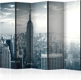 Διαχωριστικό με 5 τμήματα - Amazing view to New York Manhattan at sunrise II [Room Dividers]