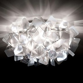 Φωτιστικό Οροφής-Πλαφονιέρα Clizia Medium Fume Slamp Aluminium, Polypropylene