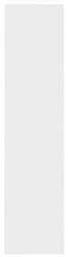 Παπουτσοθήκη Λευκή 60x21x87,5 εκ. από Επεξεργασμένο Ξύλο - Λευκό
