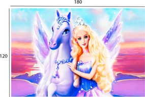 ΠΑΙΔΙΚΟ ΧΑΛΙ ΜΕ ΚΡΟΣΙΑ HM7679.06 ΜΩΒ 120Χ180 εκ.