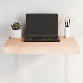 vidaXL Επιφάνεια Τραπεζιού 60x60x(2-6)εκ Ακατέργαστο Μασίφ Ξύλο Δρυός