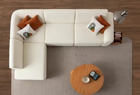 Corner Sofa S-Loft Left - White White