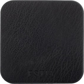 Σουβέρ (Σετ 4τμχ) Estia Allure Μαύρο 07-32395