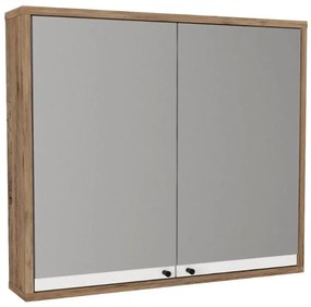 Καθρέπτης μπάνιου Lilian Μegapap χρώμα atlantic pine 75x14,6x65εκ.