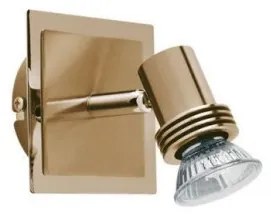 Φωτιστικό σποτ μονό CHA-CHA οξυντέ νίκελ ματ Viokef-461901-Μπρονζέ 461901