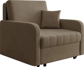 Πολυθρόνα Viva Silk I-Καφέ