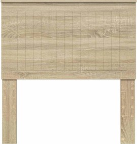 vidaXL Κεφαλάρι με κεφαλάρι Δρύς Sonoma 90 cm Επεξεργασμένο ξύλο