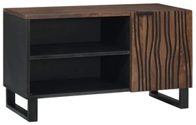 vidaXL Έπιπλο Τηλεόρασης Καφέ 80 x 33 x 46 εκ Μασίφ ξύλο μάνγκο