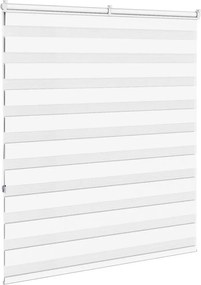 vidaXL Ζέβρα τυφλή Καφέ Πλάτος υφάσματος 130,9 εκ. Πολυεστέρας