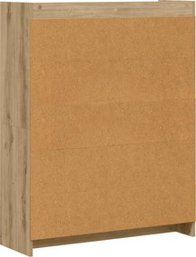 vidaXL Βιβλιοθήκη 9 επιπέδων 87,5 x 30 x 111 εκ Επεξεργασμένο Ξύλο