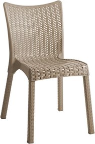 Καρέκλα Confident PP cappucino 50x55x83 εκ.