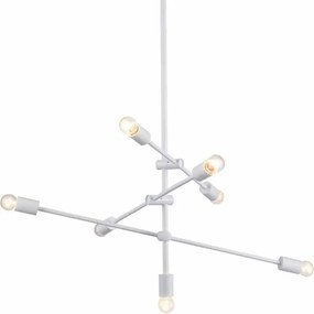 Φωτιστικό Οροφής Πολύφωτο Aca Luther OD680107WH White Matt