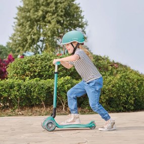 Globber Scooter Elite Lights V2 Dark Mint