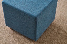 Πουφ Σκαμπό Μπλε OLIMPOS 40x40x40