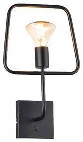 Απλίκα Τοίχου Aca V362491WB Black Matt