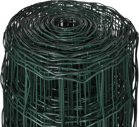 vidaXL Συρματόπλεγμα Σετ Πράσινο 10 x 1,2 μ. Ατσάλινο