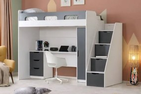 Stewehome Κουκέτα με γραφείο και ντουλάπι