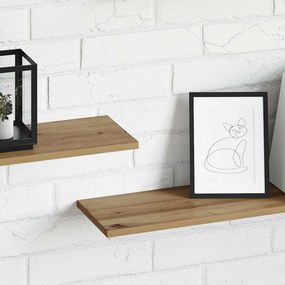 vidaXL Ράφι Βιβλίων 3 επιπέδων 4 pcs 100 x 20 x 1,5 cm Καφέ