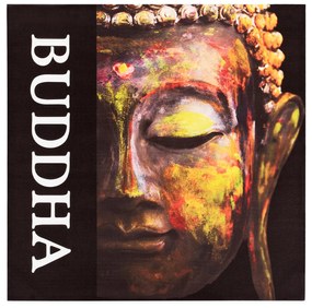 ΠΙΝΑΚΑΣ ΚΑΜΒΑΣ BUDDHA  80X80X2.5 εκ.